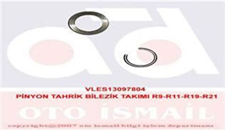 Valeo 097804 Pinyon Tahdit BIIezık Takımı D9E 276 278 7 Marş Yüzük Segman 