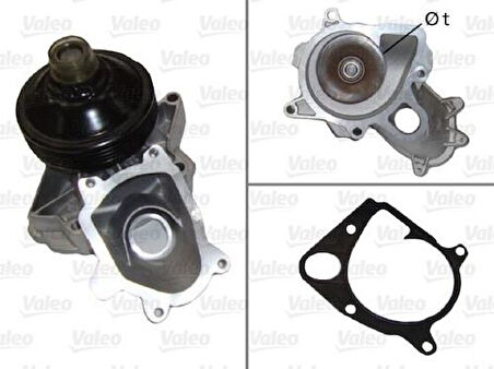 Valeo 506663 Devirdaim Su Pompası BMW E46 E38 E39 E53 Land Rover Range Rover III 02-08 11517786192