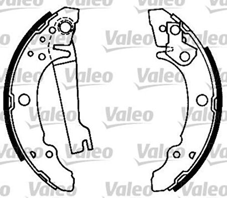 Valeo 562020 Arka Fren Balatası Pabuç Ibiza II Toledo Cordoba 867698520X