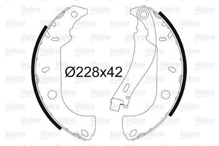 Valeo 562585 Arka Fren Balatası Pabuç Tempra SW Marea Weekend 96- 60810038
