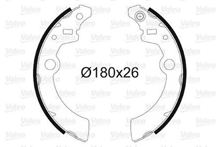 Valeo 562999 Arka Fren Balatası Pabuç Suzuki Alto 04-Wagon 03- 5320076G20