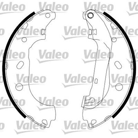 Valeo 564011 Arka Fren Balatası Pabuç Connect 1.8TDCI 02-12 5039061