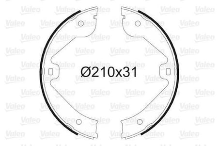 Valeo 564069 Fren Balatası Arka Park Frenı Pabucu W164 05>11 W251 07>14×164 06>12-Volkswagen Touareg 02>10 A7 10> Q7 06> Cayenne 02>10 Range Rover 02-08