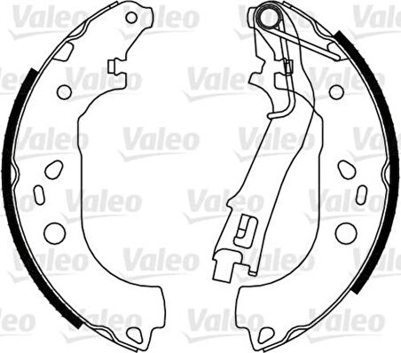 Valeo 564085 Arka Fren Balatası Pabuçlu Grande Punto Linea Fiorino 1.3JTD Multijet Grande Punto Linea 1.4 8V 06 07-Corsa D Nemo Bipper 1.4HDI 77364667