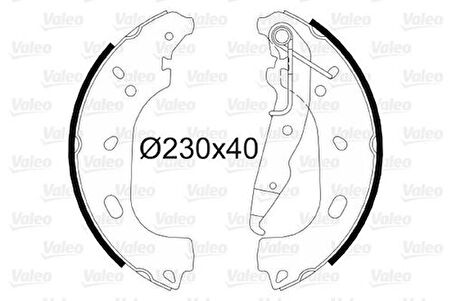 Valeo 564103 Arka Fren Balatası İnce Tip Astra F Astra G Vectra B Zafira A 93195331