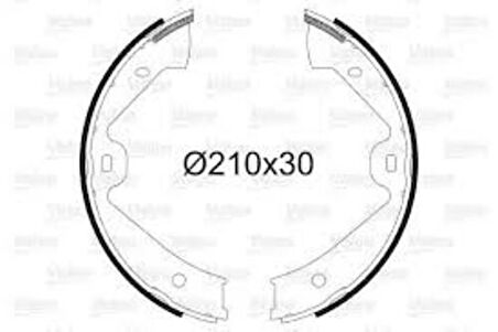 Valeo 564137 Arka Fren Balatası Pabuç Touareg Porsche Cayenne 10- 95835292500