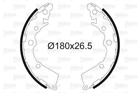 Valeo 564152 Arka Fren Balatası Pabuc Kıa Pıcanto 2011>