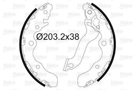Valeo 564161 Arka El Fren Balatası Pabuç Cerato 2004- 83501MA00