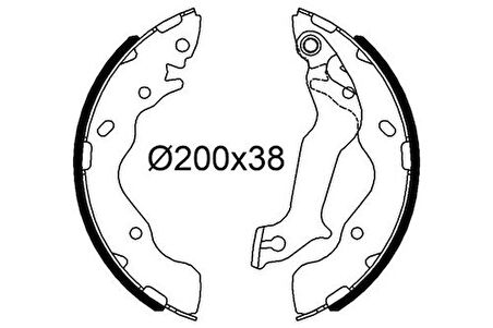 Valeo 564286 Pabuçlu Fren Balatası Kia Soul I 83502KA00