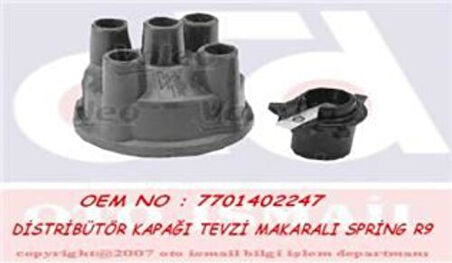 Valeo 582172 Distribütör Kap Tevzi Makarası Citroen Ducato P204 P304 P305 P504 Renault 9 Sprıng Trafic 7701020784