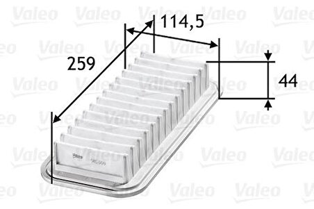 Valeo 585059 Hava Filtresi Toyota Yaris I-Yaris Verso 1.0 16V 178010J020