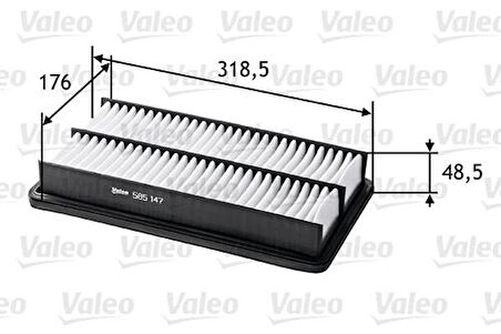 Valeo 585147 Hava Filtresi Mazda 6 2.0 CD 6 1.8 RF4F13Z40