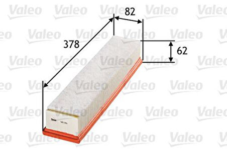 Valeo 585180 Hava Filtresi Renault Clio II 1.5 DCI NA-2625