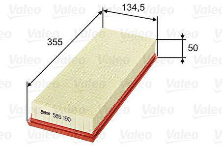 Valeo 585190 Hava Filtresi Mercedes C Class W220 2.5I.2.6I.3.0i.3.2 1120940004