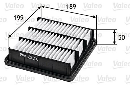 Valeo 585200 Hava Filtresi Hyundai I 30-Ceed 281132H000