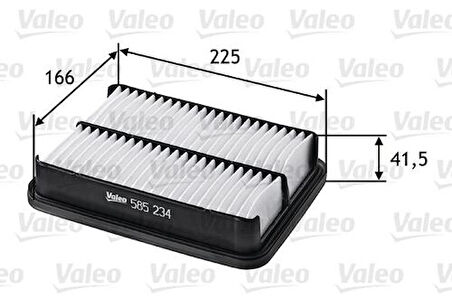 Valeo 585234 Hava Filtresi Toyota Corolla Compact 1.4 1780111090