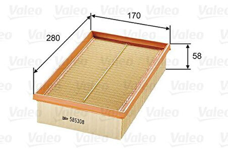 Valeo 585308 Hava Filtresi Mercedes E-Serisi M111 W124 S124 C124 A124 1110940004
