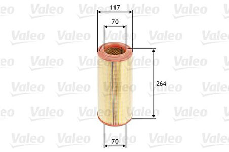 Valeo 585626 Hava Filtresi Volkswagen Polo III 1.9 SDI 6N0129620