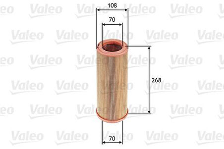 Valeo 585631 Hava Filtresi Fiat Doblo 1.9D 1.9JTD 46754989