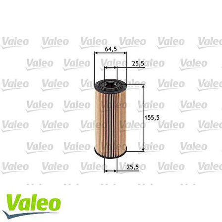 Valeo 586502 Yağ Filtresi Golf IV Bora Lt35 T4 Crafter A3 Octavıa Ibıza III Leon Toledo II Passat 1.9Tdı 2.5Tdı 95>