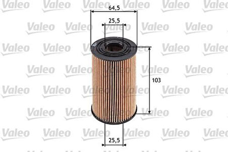 Valeo 586533 Yağ Filtresi BMW M40 M43 M44 E30 E36 E46 E33 11421716192