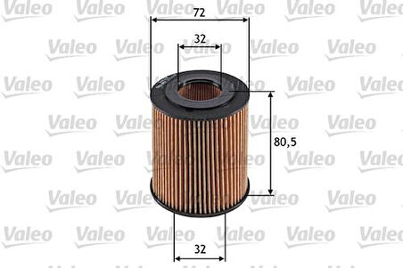 Valeo 586551 Yağ Filtresi BMW E81 E87 E46 E90 E60 X1 E84 X3 E82 11427508969