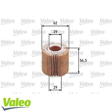 Valeo 586581 Yağ Filtresi Yaris 1.8 VVTI-Avensis 1.6-1.8-2.0-Auris-Verso 1.6-1.8-RAV4 III 2.0 09 04152B1010