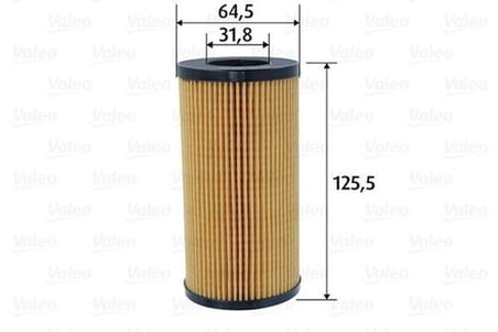 Valeo 586594 Yağ Filtresi Volvo C30- 11-13 -V40 12 S40 10 V50 10 S60 10 V60 10 Xc60 09 C70 10 V70