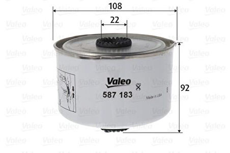 Valeo 587183 Yakıt Filtresi 276Dt 306Dt 368Dt Dıscovery 3 L319 04>09 Dıscovery 4 L319 09>18 Range Rover 3 L322 06>12 Range Rover Sport I L320 06>12