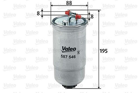 Valeo 587546 Yakıt Filtresi Mazot CRV II 2.2 CTDI-Accord 2.2 I-CTDI-Civic VII-CRV II 2.2 CTDI-2.2 I-CTDI 16901S6FE01