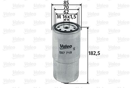 Valeo 587719 Yakıt Filtresi BMW E36 E34 E39 E38 Freelander I L314 2.0 Td3 MUN000010