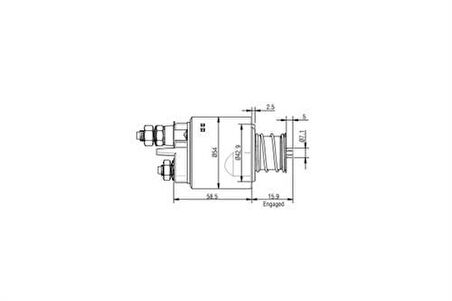 Valeo 594646 Marş Otomatiği Albea Doblo 1.3 1.9 JTD D6G31 77362732