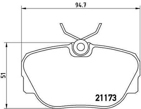 Valeo 670237 Fren Balatası Ön BMW E30 81-92 3411115444