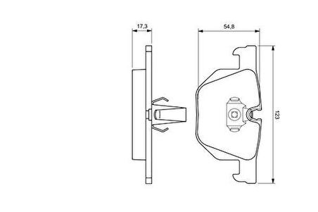 Valeo 670411 Fren Balatası Arka BMW E65 E65 3421675385
