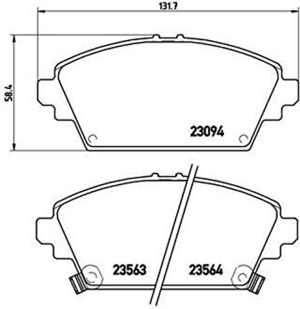 Valeo 670451 Ön Fren Balatası Primera P12 02-9 410604U127