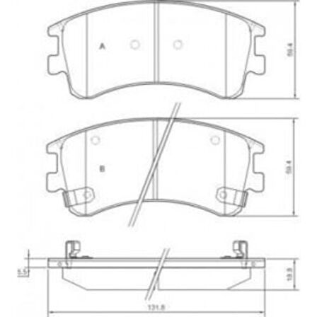 Valeo 670648 Ön Fren Balatası Mazda 6 03-07 GJYF3323ZE