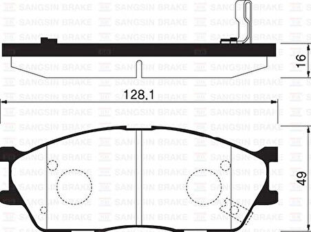 Valeo 670910 Ön Fren Balatası Carens 00 02 Clarus 97 01 Rio 02 05 Shuma 97 04 Sephia 97 03 K2N13328Z