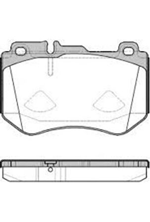 Valeo 671225 Disk Fren Balatası Arka Mercedes C63 AMG 6.2 01 12-01 14 Mercedes Cls63 AMG 5.5 01 11 54209020