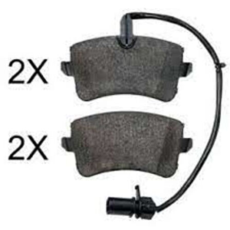 Valeo 671325 Arka Fren Balatası A6 4G2 A6 Avant 4G5 2.8 Fsı 2.8Fsı Quattro 2.0Tdı 3.0Tdı 3.0Tdı Quattro 11 9