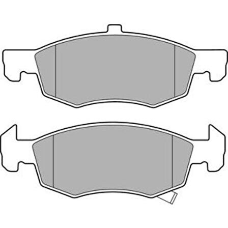 Valeo 671482 Ön Fren Balatası Corsa E 2014 14 Jant Arka Kampanalı Frenler Icın