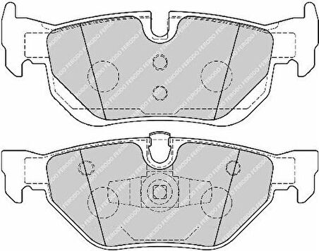 Valeo 671703 Arka Balata BMW E81 E87 E82 09 E88 08 E90 E91 E92 E93 07 E84 X1 09 34212288891