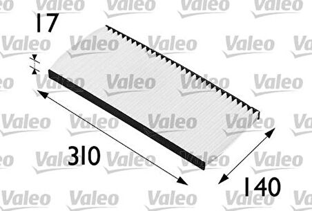 Valeo 698198 Polen Filtresi Fiat Lancı Y 96-03 Punto 94-99 46721374