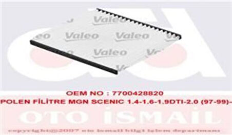Valeo 698279 Polen Filtresi Megane Scenic 1.4-1.6-1.9-2.0 97-99 7701047513