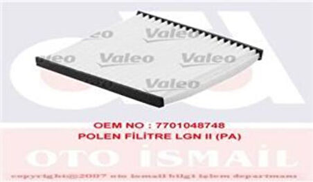 Valeo 698594 Polen Filtresi Laguna II Tüm Modeller 7701048749