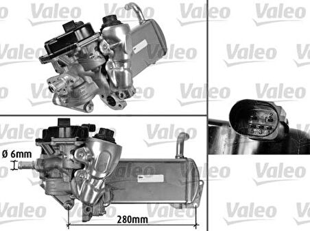 Valeo 700438 EGR Valfi Amarok A4 Q5 2.0TDI 10- 03L131512DM