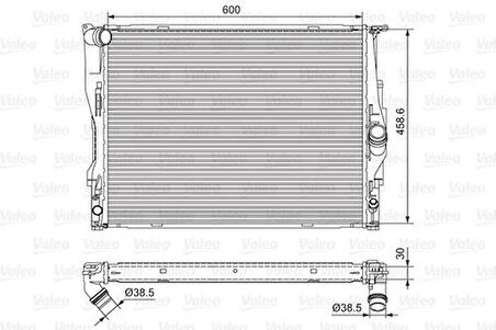Valeo 701542 Motor Su Radyatörü Oto Manuel Tapasız BMW E81 E82 E87 E88 E90 E91 E92 E93 X1 E84 Z4 E88 17117553046