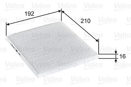 Valeo 715807 Kabin Filtresi Hyundai Solaris 02 11 Kia Rio III 09 11 971334L000