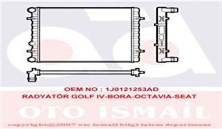 Valeo 731606 Motor Su Radyatörü Golf IV Bora 1.6 AKL Bcb 97-04 1J0121253AD