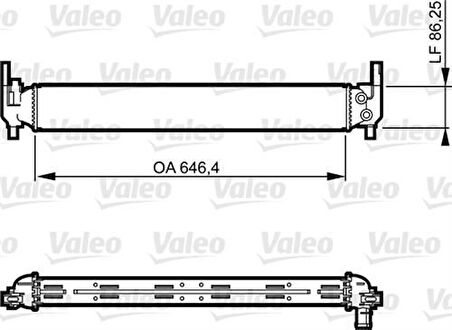 Valeo 735310 Turbo Radyatörü Polo A1 Ibiza Toledo Fabia Rapid Roomster 1.2 1.4TSI 09- 6R0145805H