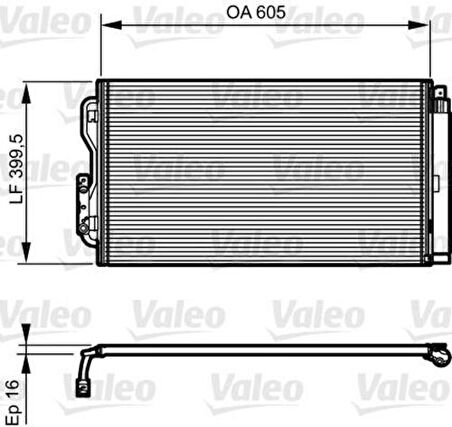 Valeo 814191 Klima Radyatörü BMW F20 F21 F30 F79 64539218123